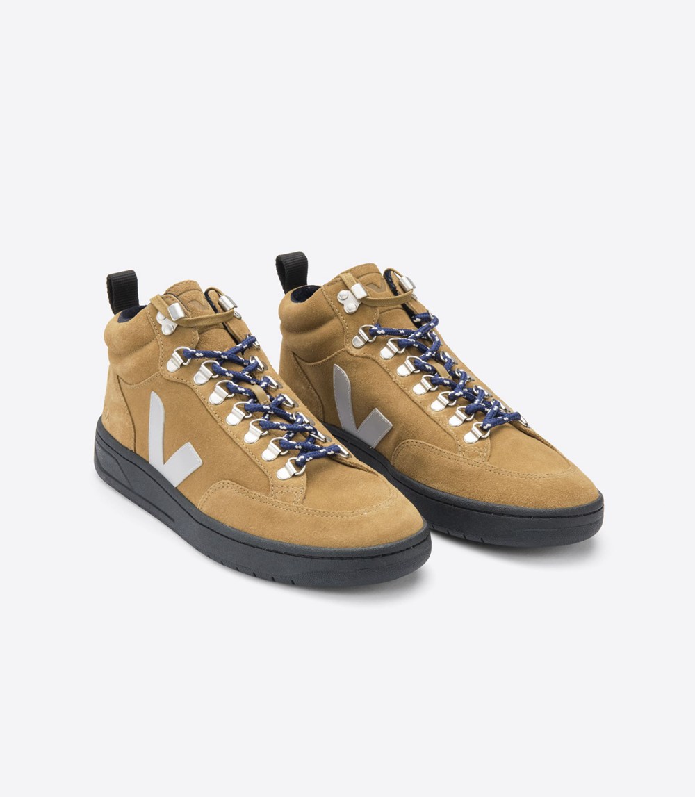 Veja Sneakers Dam - Roraima Suede - Bruna/Vita - 031625-VPQ